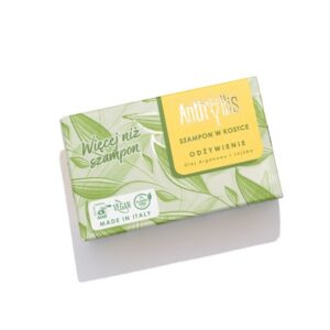 Anthyllis, szampon w kostce, odżywczy, z olejem jojoba i olejem arganowym, AIAB, 80 g