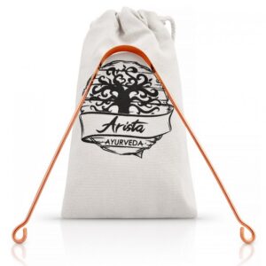 Arista Ayurveda, miedziany skrobak do czyszczenia języka