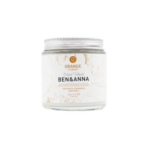 Ben&Anna, naturalna pasta do wrażliwych zębów z fluorem, ORANGE, ZERO WASTE, 100 ml