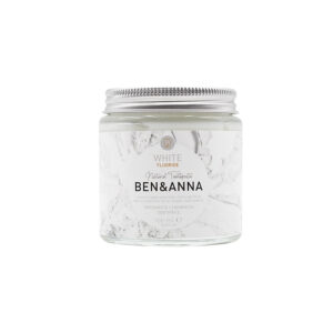 Ben&Anna, naturalna wybielająca pasta do wrażliwych zębów z fluorem, WHITE, ZERO WASTE, 100 ml