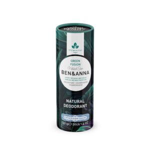 Ben&Anna, naturalny dezodorant na bazie sody GREEN FUSION (sztyft kartonowy), 40 g