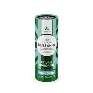 Ben&Anna, naturalny dezodorant na bazie sody MINT (sztyft kartonowy), 40 g