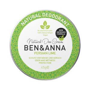 Ben&Anna, naturalny dezodorant na bazie sody, PERSIAN LIME (metalowa puszka), 0% aluminium, 45 g