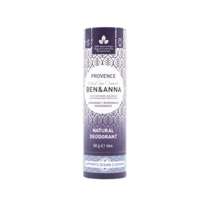 Ben&Anna, naturalny dezodorant na bazie sody, PROVENCE (sztyft kartonowy), 0% aluminium, 60 g