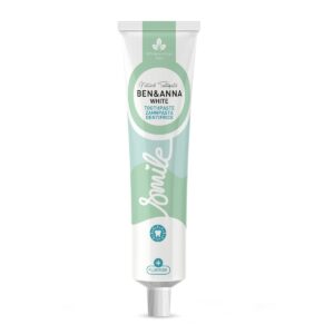 Ben&Anna, pasta do zębów WHITE, z fluorem, w tubce, aloes, 75 ml