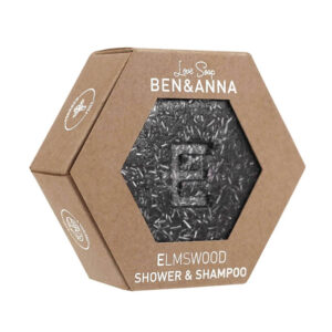 Ben&Anna, szampon i żel pod prysznic w kostce Elm Wood, 60 g