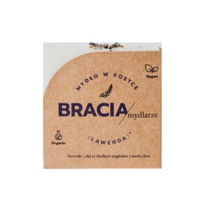 Bracia Mydlarze, (Lawenda)2, niezwykle lawendowe naturalne mydło w kostce, 110 g