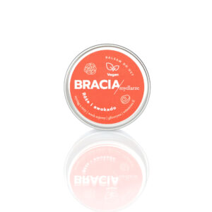 Bracia Mydlarze, Róża i awokado, naturalny balsam do ust, 15 g