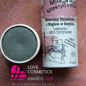 Brooklyn Groove, Dezodorant z Węglem w Sztyfcie - Lawenda i Mirt Cytrynowy, 60 g