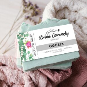 Dolina Czeremchy, mydło do twarzy Ogórek, 90 g