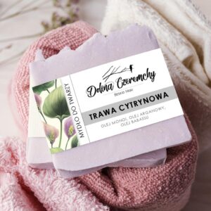 Dolina Czeremchy, mydło do twarzy - Trawa cytrynowa, 90 g