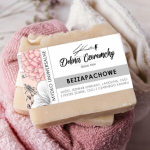 Dolina Czeremchy, mydło uniwersalne bezzapachowe, 90 g