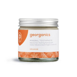 Georganics, pasta do zębów, POMARAŃCZE, odpowiednia dla dzieci, naturalna, mineralna, 60 ml
