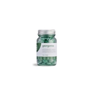 Georganics, tabletki do płukania jamy ustnej, DRZEWO HERBACIANE, odpowiednie dla dzieci, naturalne, 180 tabletek