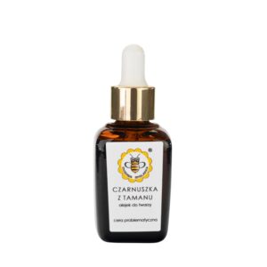 Miodowa Mydlarnia, olejek do twarzy CZARNUSZKA Z TAMANU, 30 ml