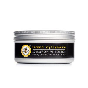 Miodowa Mydlarnia, szampon do włosów w kostce TRAWA CYTRYNOWA, 70 g