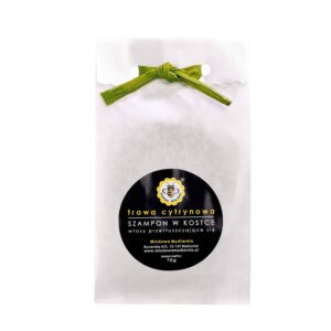 Miodowa Mydlarnia, szampon do włosów w kostce TRAWA CYTRYNOWA, refill, 70 g
