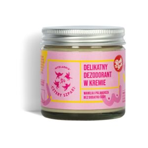 Mydlarnia Cztery Szpaki, DELIKATNY DEZODORANT W KREMIE BADAJ SIĘ, 60 ml