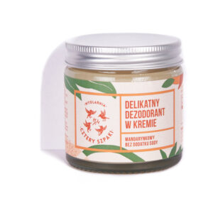 Mydlarnia Cztery Szpaki, DELIKATNY DEZODORANT W KREMIE MANDARYNKOWY, 60 ml