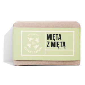 Mydlarnia Cztery Szpaki, mydło MIĘTA Z MIĘTĄ, 110 g