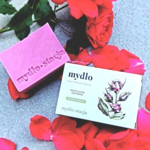 Mydło Stacja, Mydło naturalne Róża Małego Księcia, 120 g