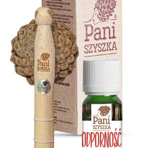 Pani Szyszka, zestaw do aromaterapii, do samochodu i domu, kratka pozioma, ODPORNOŚĆ