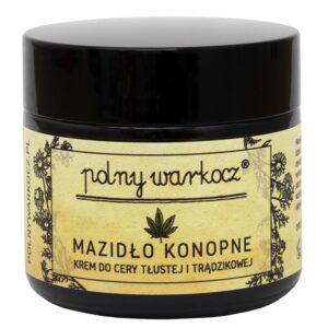Polny Warkocz, Mazidło konopne, krem do cery tłustej i trądzikowej, 50 ml