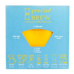 Precise Brew, filtr wielorazowy Chemex 6 - 25 um