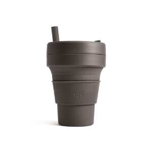 Stojo, kubek Biggie Carbon, 470 ml