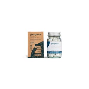 Georganics, Tabletki do mycia zębów, ANGIELSKA MIĘTA PIEPRZOWA, 120 tabletek