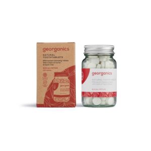 Georganics, Tabletki do mycia zębów, EUKALIPTUS, 120 tabletek