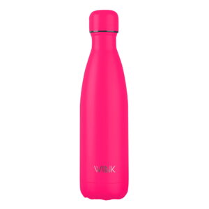 WINK Bottle, Butelka termiczna NEON PINK, bez BPA, 500 ml