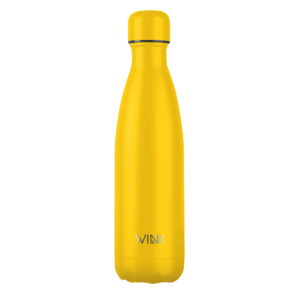 WINK Bottle, Butelka termiczna YELLOW, bez BPA, 500 ml