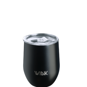 WINK Bottle, Kubek termiczny TUMBLER BLACK, bez BPA, 350 ml