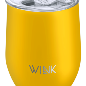 WINK Bottle, Kubek termiczny TUMBLER YELLOW, bez BPA, 350 ml