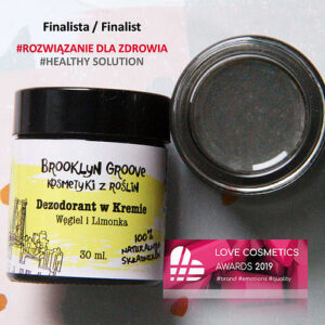 Brooklyn Groove, dezodorant w kremie - Węgiel i Limonka, 30 ml