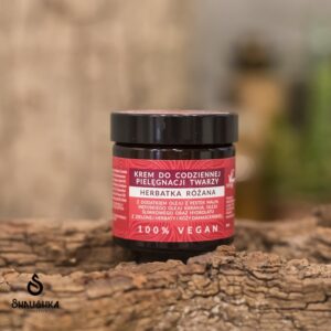 Shaushka, krem do codziennej pielęgnacji twarzy - Herbatka różana, 60 ml