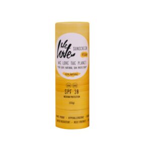 We Love The Planet, Sztyft ​​przeciwsłoneczny SPF 30, 100% naturalnych składników, hipoalergiczny, 50g