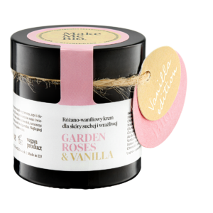 Make Me Bio, naturalny krem do twarzy- Garden Roses & Vanilla - Różano-Waniliowy, 60 ml