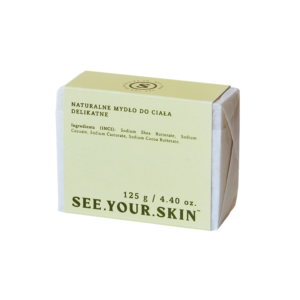 SEE YOUR SKIN, naturalne mydło do ciała - delikatne, 125 g