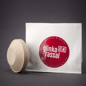 ŻE ĄĘ, naturalny szampon w kostce Glinka Rassal, 70 g (papier)