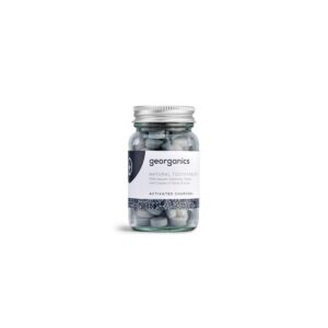 Georganics, tabletki do mycia zębów, WĘGIEL AKTYWNY, 120 tabletek