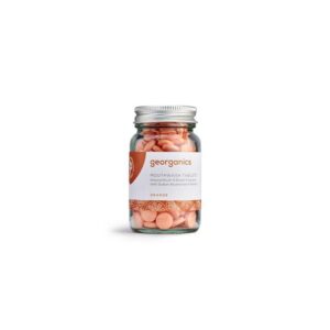 Georganics, tabletki do płukania jamy ustnej, POMARAŃCZE, odpowiednie dla dzieci, naturalne, 180 tabletek