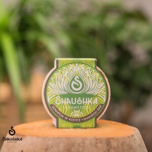 Shaushka, szampon w kostce Ajurwedyjski - Tulsi Święta bazylia, 80 g