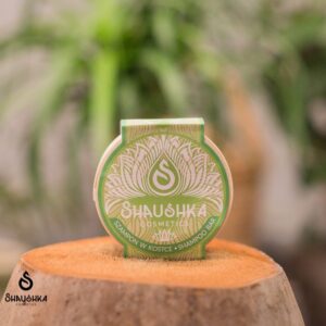 Shaushka, szampon w kostce - Zielona herbatą z glinką, 80 g